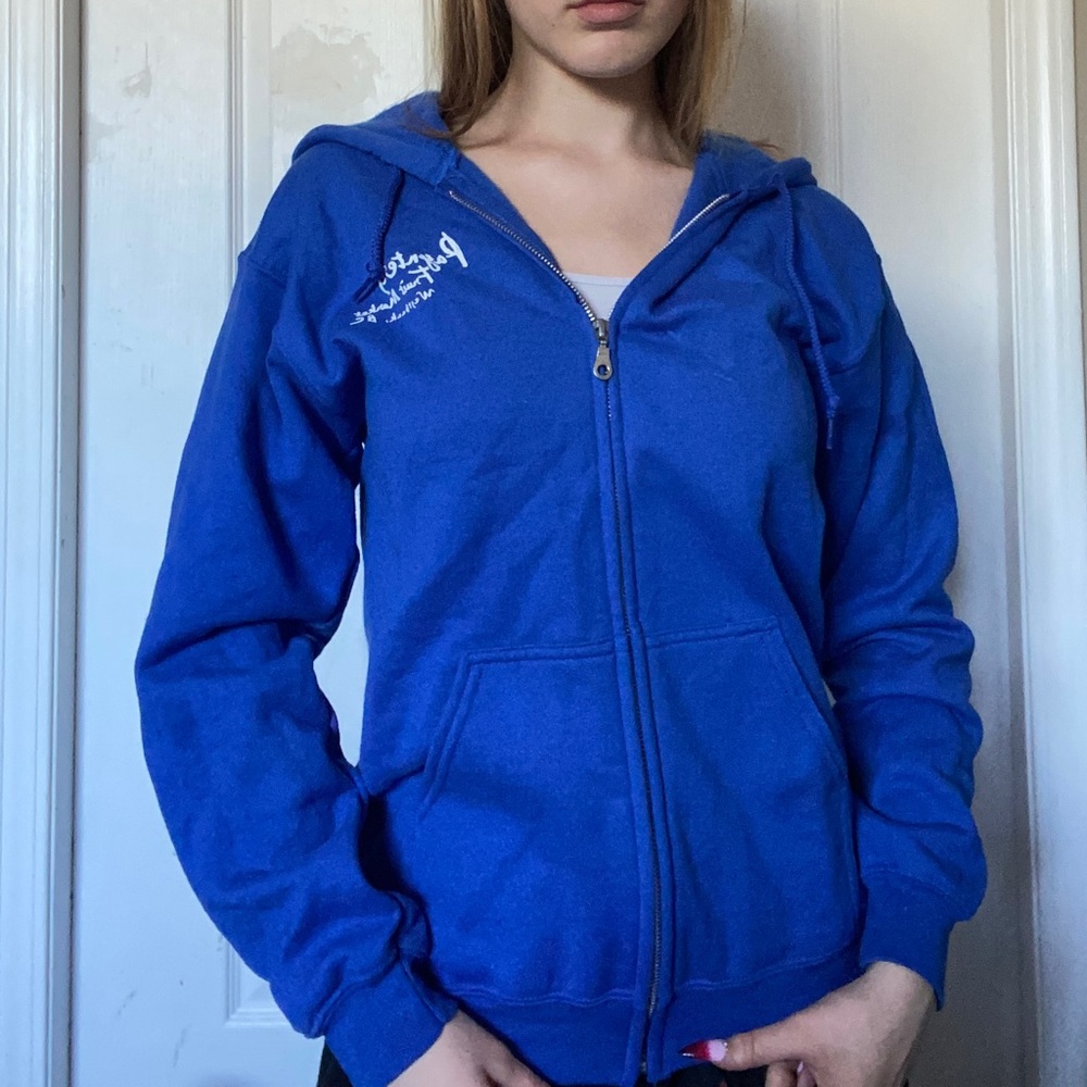 Royal blue zip up hoodie 🪁